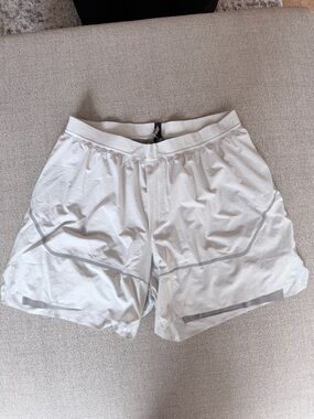 lululemon athletica White Lightweight Running Shorts